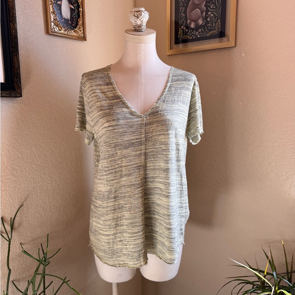 Project Social T Original Textured V-Neck Tee